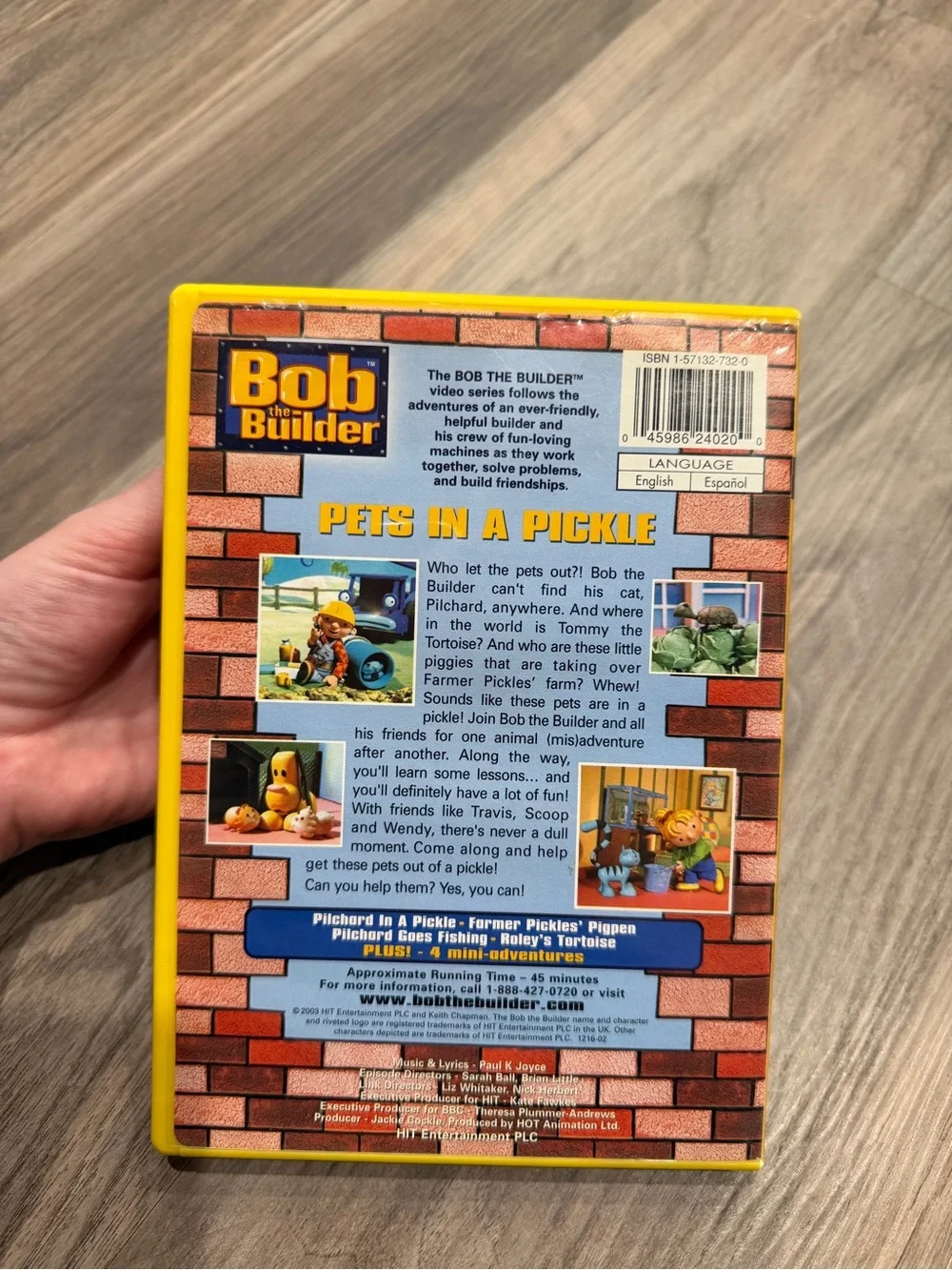 Pets in a Pickle DVD - Yellow Case